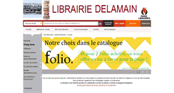 Desktop Screenshot of librairie-delamain.com